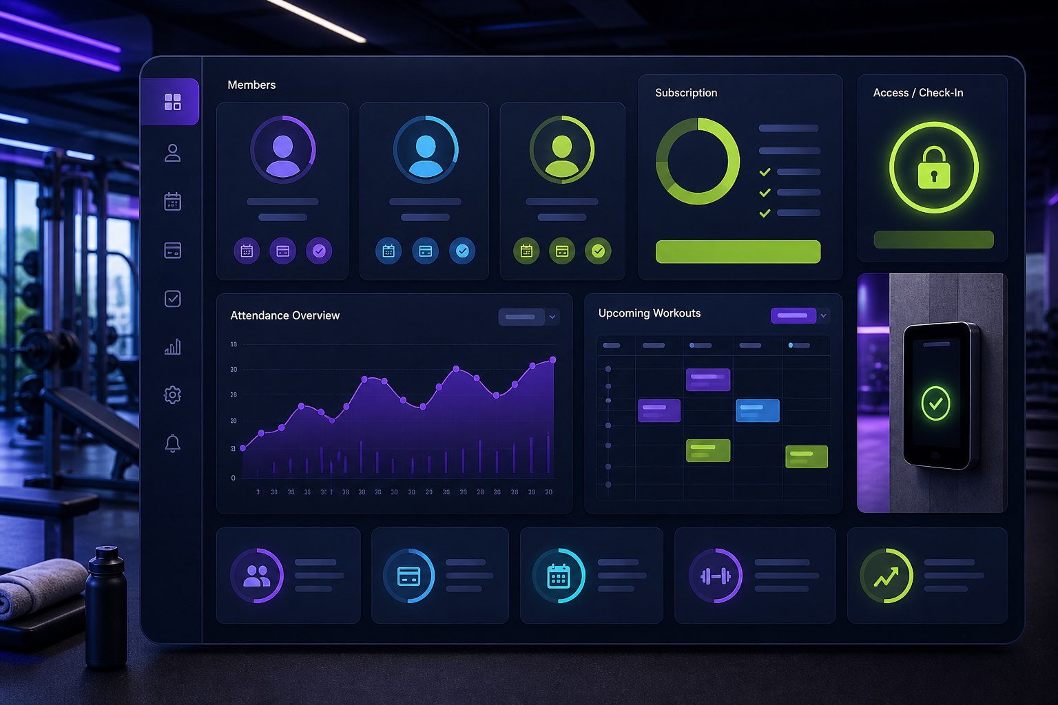 Smart GYM management software